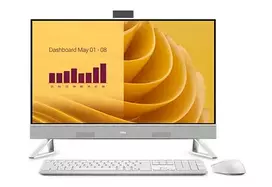 DELL EC27250 All-in-One kompiuteris 27 colių Full HD Intel Core 7 32GB DDR5 2TB SSD Windows 11 Pro Baltas