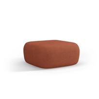Terakotos spalvos pufas iš boucle Jenny – Micadoni