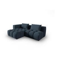 Tamsiai mėlynos spalvos kampinė sofa (su kairiuoju kampu/su gultu) Verona – Cosmopolitan Design