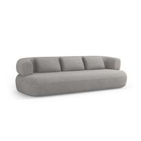 Šviesiai pilkos spalvos sofa iš boucle 200 cm Jenny – Micadoni