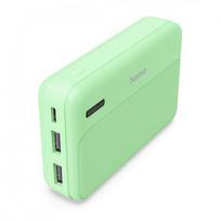 Power pack pocket 10000mAh 2xUSB-A green