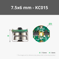Single LED Magnetic Control Switch Light Warm White KC015