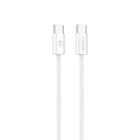 T-PHOX CC15 SERIJOS USB-C/USB-C LAIDAS 60W 3A BALTAS