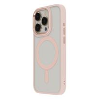 Satin Elegant Mag dėklas, skirtas Apple iPhone 12 / 12 Pro 6,1" rožinis