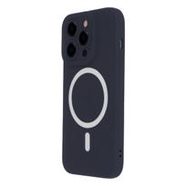 Minkštas silikoninis „Mag“ dėklas, skirtas iPhone 14 6,1", tamsiai mėlynas