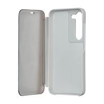 „Fold Mirror View“ dėklas, skirtas Samsung Galaxy A14 4G / A14 5G, sidabrinis