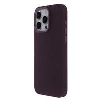 Elegantiškas satino dėklas, skirtas Apple iPhone 12 / 12 Pro 6,1" bordo spalvos