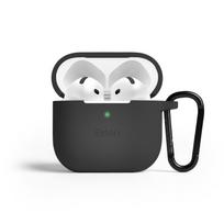 Etteri silikoninis dėklas AirPods 4 juodas