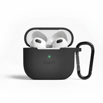 Etteri silikoninis dėklas AirPods 3 juodas