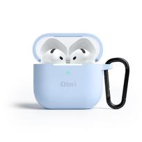 Etteri silikoninis dėklas AirPods 4 šviesiai mėlynas