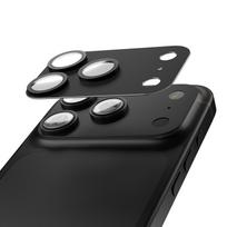 Etteri pilnas fotoaparato objektyvo apsauginis stikliukas, skirtas Apple iPhone 17 Pro Max, juodas