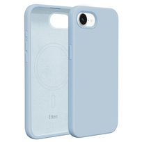 Etteri silikoninis Mag dėklas, skirtas Apple iPhone 16e / 17e, šviesiai mėlynas