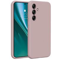 Etteri silikoninis dėklas Samsung Galaxy A35 5G šviesiai rožinis