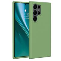 Etteri silikoninis dėklas Samsung Galaxy S23 Ultra šviesiai žalias