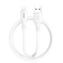 BWOO 3A silikoninis laidas X329L usb – lightning 3A 1m baltas
