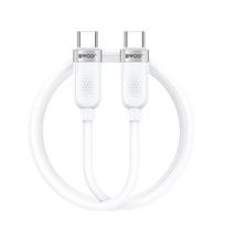 BWOO 65W laidas USB-C – USB-C 1m baltas
