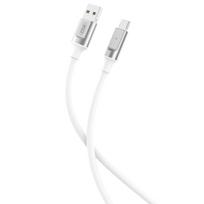 XO kabelis NB251 USB – USB-C 1,0 m 6A baltas