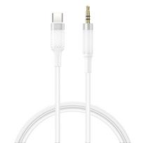 XO garso kabelis NB-R279B USB-C – 3,5 mm lizdas 1,0 m baltas