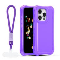 Safepop dėklas su dirželiu, skirtas Apple iPhone 15 Pro 6,1" violetinis