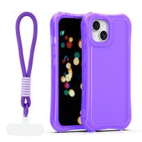 Safepop dėklas su dirželiu, skirtas Apple iPhone 13 6,1" violetinis