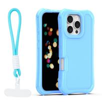 Safepop dėklas su dirželiu, skirtas Apple iPhone 16 Pro 6,3" mėlynas