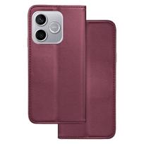 Išmanusis magnetinis dėklas, skirtas Honor 600 Lite, bordo spalvos