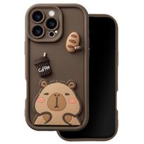 Itin madingas 3D dėklas, skirtas Samsung Galaxy S26 Plus, kapibara