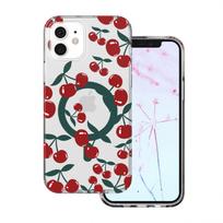 Cherry Mag dėklas iPhone 12 / 12 Pro 6,1" skaidrus
