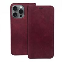 Išmanusis zomšinis dėklas, skirtas Google Pixel 11 Pro XL, bordo spalvos