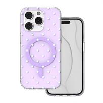 „Bubble Dots Mag“ dėklas, skirtas „iPhone 14 Pro“ 6,1" violetinis