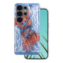 Itin madingas vasariškas dėklas Samsung Galaxy S25 Ultra krabas