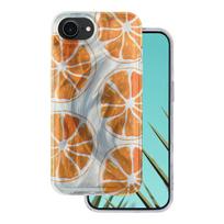 Itin madingas vasariškas dėklas Apple iPhone 16e / 17e oranžinis