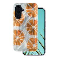 Itin madingas vasariškas dėklas Samsung Galaxy A26 5G oranžinis