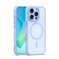 „Mag Matt“ dėklas, skirtas „Apple iPhone 16 Pro“ 6,3", šviesiai mėlynas, su apsauga kamerai
