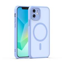 Mag Matt dėklas iPhone 12 6,1" šviesiai mėlynas apsauga kamerai