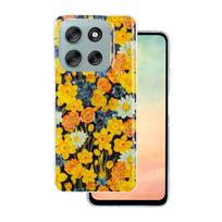 Glow Glam dėklas Motorola Moto G56 oranžinis
