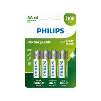 PHILIPS įkraunama baterija AA NiMH 2100mAh, 4 vnt. rinkinys.