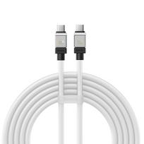 Baseus laidas CoolPlay USB-C – USB-C 2m 100W baltas