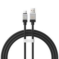 Baseus laidas CoolPlay USB – USB-C 1m 100W juodas