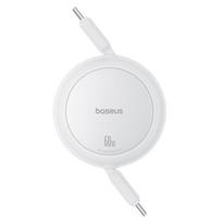 Baseus Free2Pull Mini įkrovimo laidas USB-C į USB-C 60W 1m Moon White