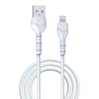 Devia laidas Kintone EC143 USB – Lightning 1,0 m 2,1A baltas