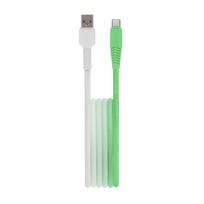 Setty laidas USB – USB-C 1,5 m 3A KGA-C-1.5320 mėtų ir baltos spalvos gradientas