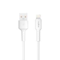 Maxlife MXUC-13 laidas USB-A – Lightning 1,0 m 3A baltas