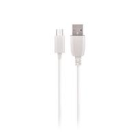 Maxlife laidas USB – microUSB 1,0 m 3A baltas