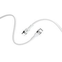 Forever lankstus laidas USB-C – USB-C 2,0 m 60W baltas