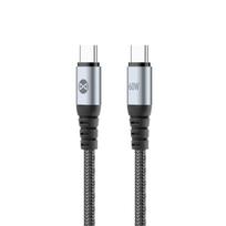Forever Braix USB-C – USB-C laidas 1,0 m 60W juodas
