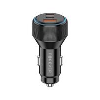 Forever CC-07-66ACC PD QC automobilinis įkroviklis 1x USB-A 2x USB-C 66W juodas