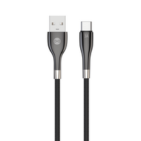 Forever Sleek USB – USB-C laidas 1,0 m 3A juodas