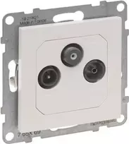 Legrand SEANO 765169 TV/R/SAT galinė antenos rozetė, ultra balta