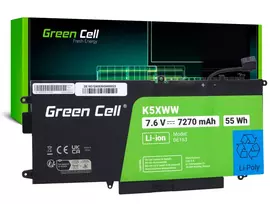 Green Cell baterija nešiojamam kompiuteriui K5XWW, skirta Dell Latitude 7390 2-in-1 5289 7389